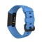 Zodaca Silicone Watch Band Compatible with Fitbit Charge 3, Charge 3 SE (Large), and Charge 4, Fitness Tracker Replacement Bands, Blue